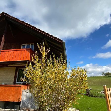 Naturnahe Familienwohnung Ruschegg Extérieur photo