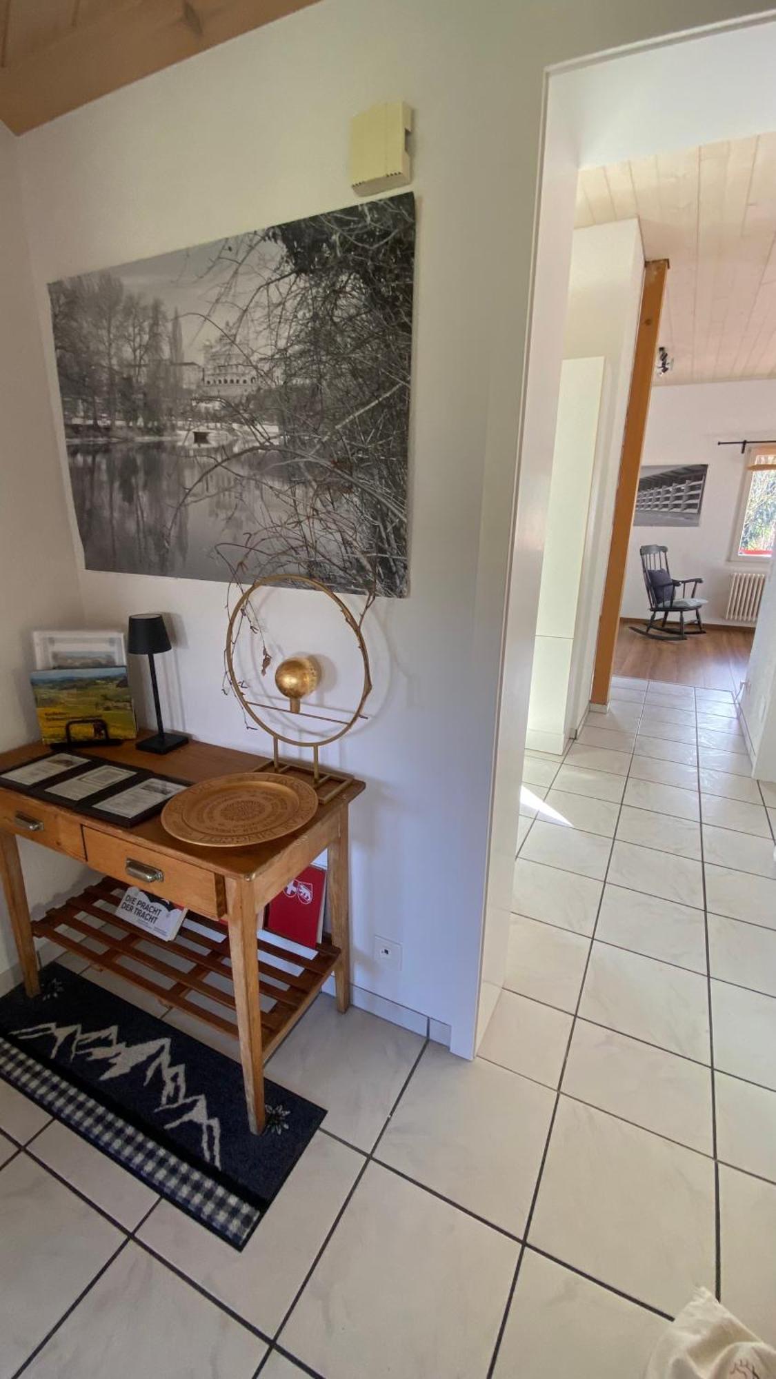 Naturnahe Familienwohnung Ruschegg Extérieur photo