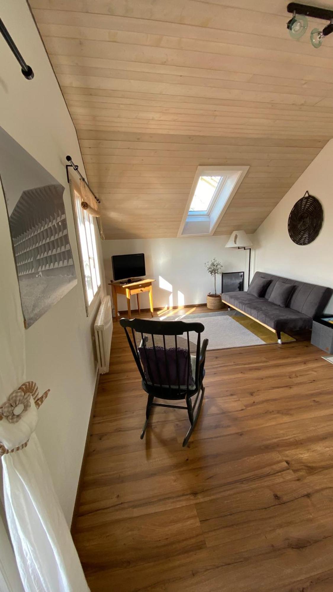Naturnahe Familienwohnung Ruschegg Extérieur photo