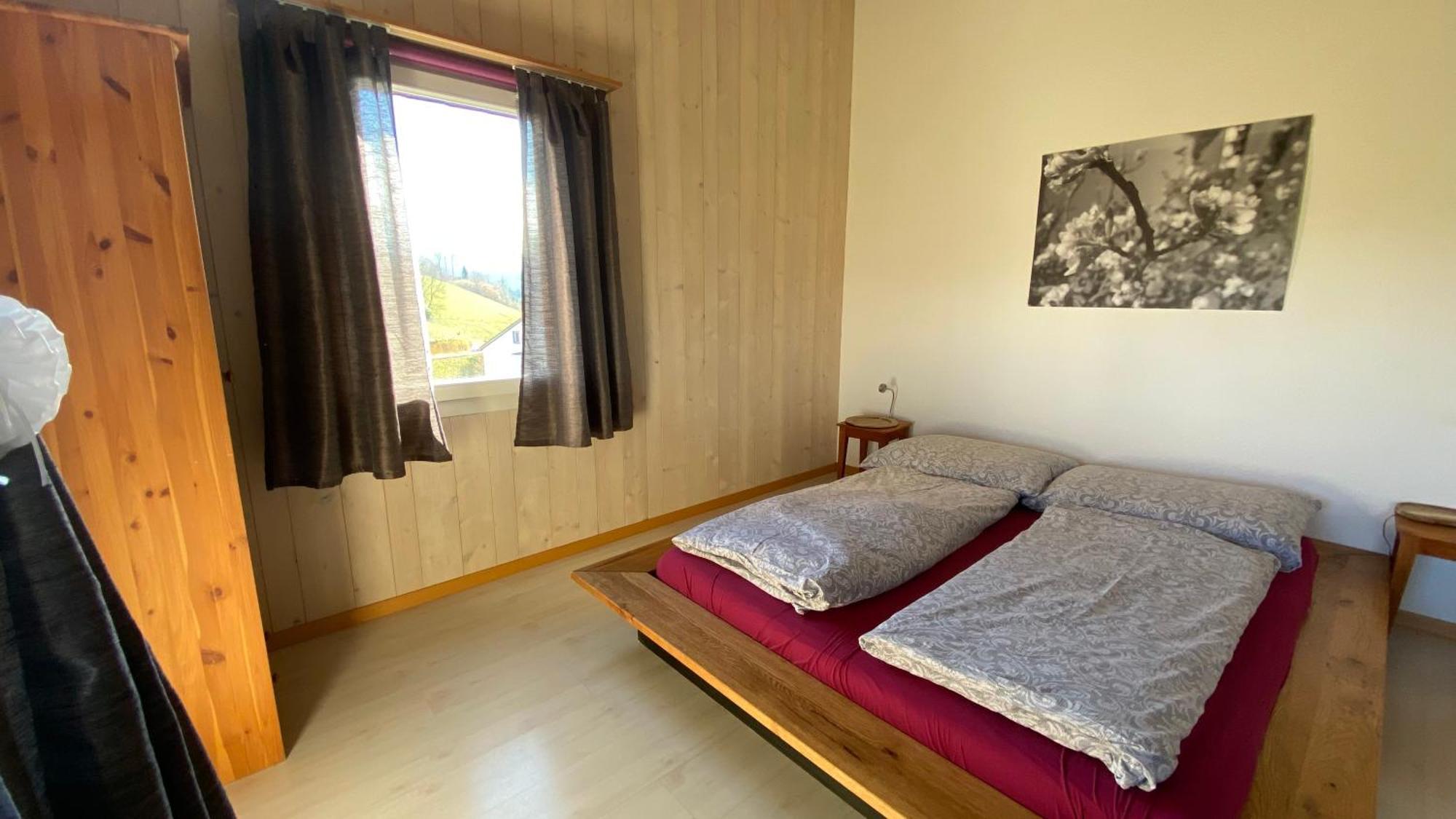 Naturnahe Familienwohnung Ruschegg Extérieur photo