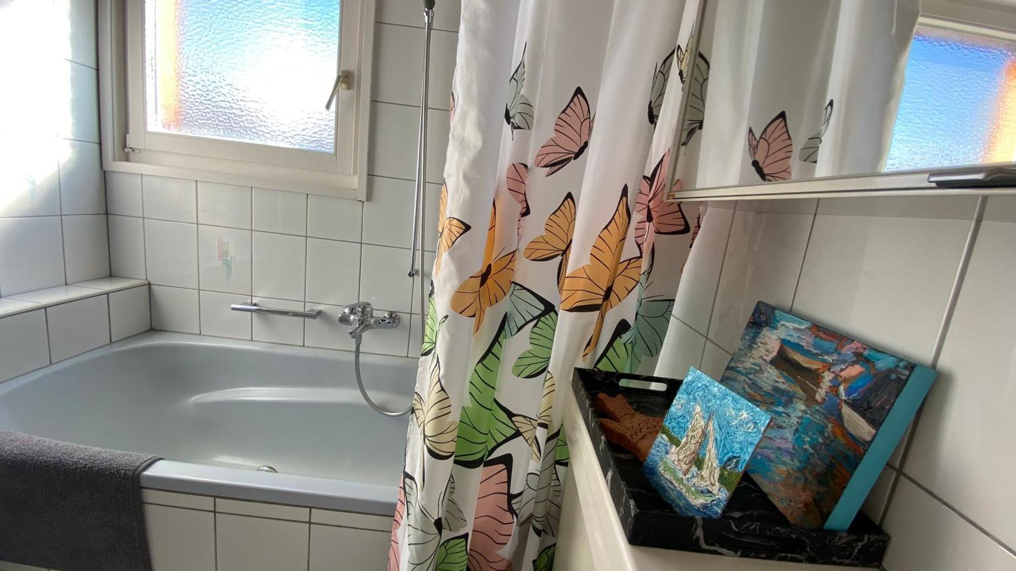 Naturnahe Familienwohnung Ruschegg Extérieur photo